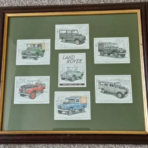 Land Rover Series One Cards in frame