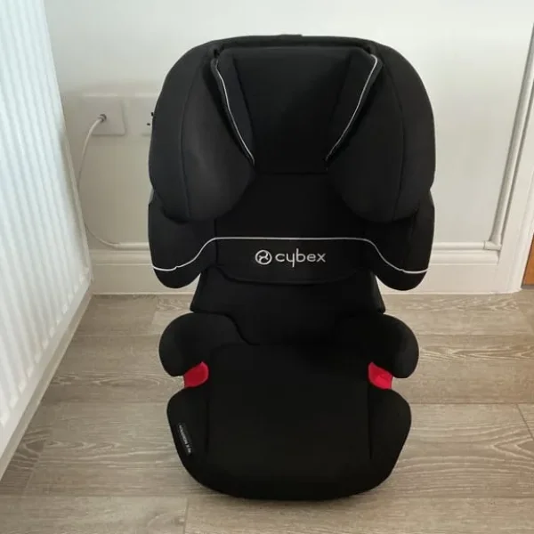 CYBEX Solution X-Fix Highback Booster Car Seat With Isofix Connectors - Group 2/3 Pure Black