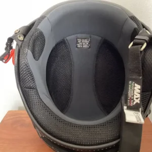 Max opened face motorbike helmet with goggles NWOT - Image 5