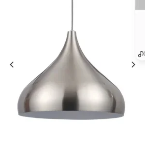 Eros Spun Metal Pendant Lamp - Like New - Image 4