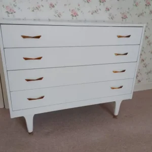 Vintage white chest of drawers