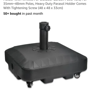 🆕 Heavy Duty 23L wheeled Parasol Umbrella Base