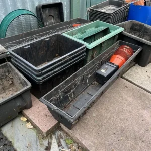 plant pots, planters, trays etc...approx 300 items - Image 2