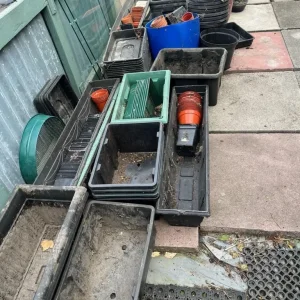 plant pots, planters, trays etc...approx 300 items - Image 3