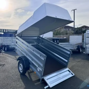 BRAND NEW ZASLAW 205SU SINGLE AXLE DOUBLE BROADSIDE TRAILER WITH LOCKABLE ABS LID - Image 6
