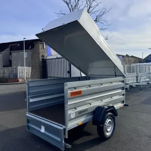 BRAND NEW ZASLAW 205SU SINGLE AXLE DOUBLE BROADSIDE TRAILER WITH LOCKABLE ABS LID - Image 8
