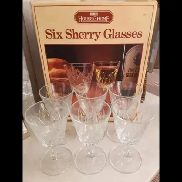6 x Sherry Glasses – BHS House & Home, Elysée Range