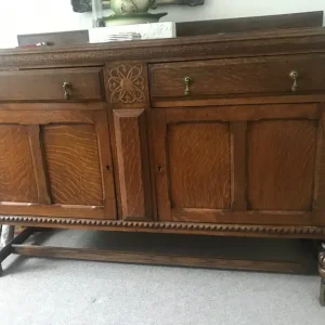 Antique Side board /Cabinet - Image 2