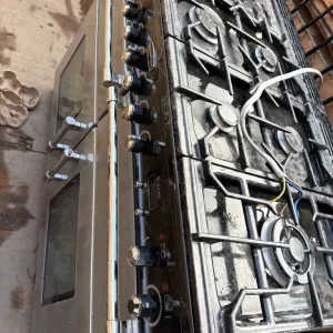 Rangemaster cooker hob combined gas and electric