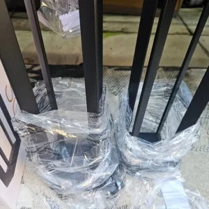 2 x modern garden bollard lights- NEW - Image 5