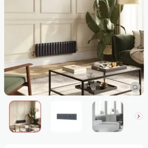 2 COLUMN RADIATOR IN ANTHRACITE