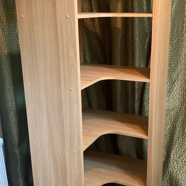 Corner shelf/ bookcase