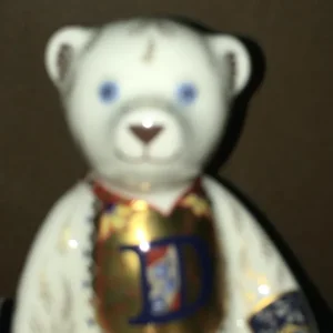 Extremely Rare Large Boxed Royal Crown Derby Alphabet Bear D Paperweight - Image 4
