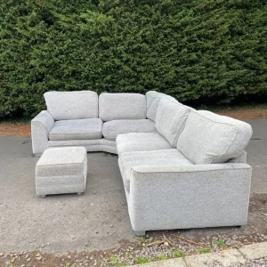 Corner sofa with foot stool for £175 for full detail contact me on WhatsApp 7862172817 - Image 6