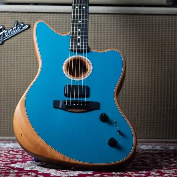 2021 Fender USA American Acoustasonic Jazzmaster in Ocean Turquoise