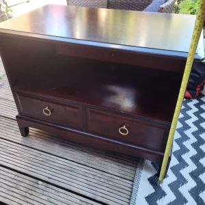 Job lot. Dark wood furniture for sitting room/kitchen. - Image 3