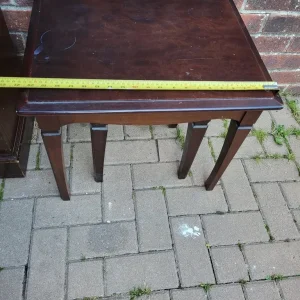 Job lot. Dark wood furniture for sitting room/kitchen. - Image 6