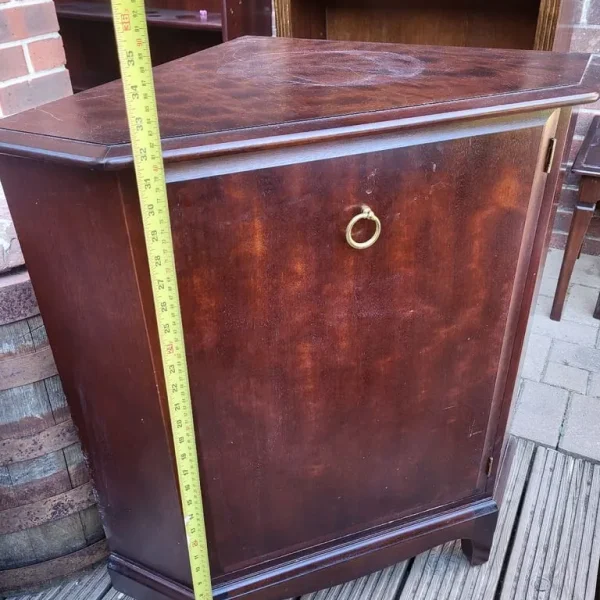 Job lot. Dark wood furniture for sitting room/kitchen.