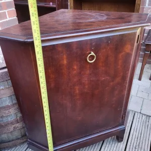 Job lot. Dark wood furniture for sitting room/kitchen.