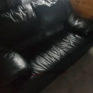 Genuine leather 2 seater sofa - Image 2