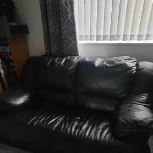 Genuine leather 2 seater sofa