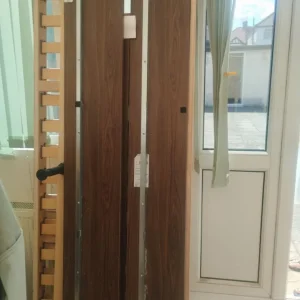 Bed side tables x2 king size bed frame,table touch lamps - Image 2