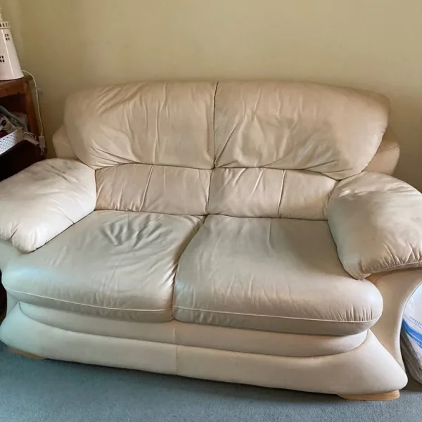 Free Leather two seater sofa