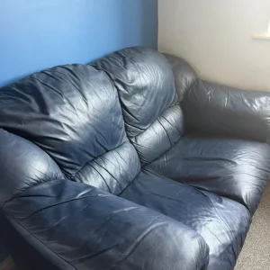 Great genuine leather 2 seater sofa - Image 4