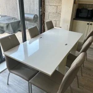 Table and 6 chairs for spare of refurbish - Image 2