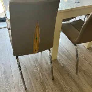 Table and 6 chairs for spare of refurbish - Image 8