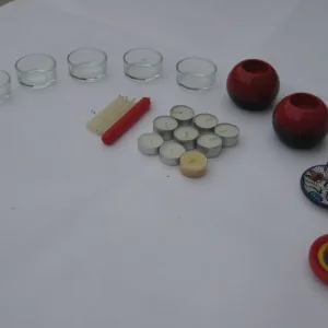 Selection of Various Candle Holders and Candles: All for £5.00 - Image 2