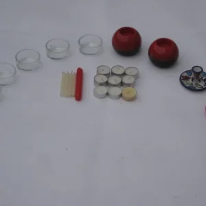 Selection of Various Candle Holders and Candles: All for £5.00