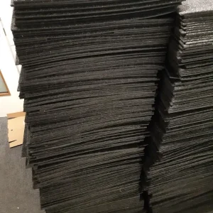 Reclaimed Carpet Tiles.Size 50cm* 50cm. Dark grey colour ( Graphite ). Only £1 each - Image 6