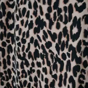 Long tiger print dress with pockets - Image 2