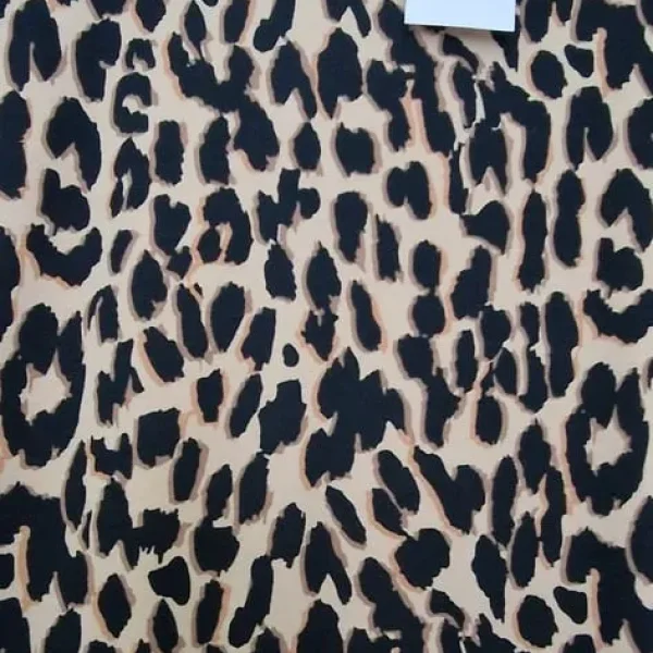 Long tiger print dress with pockets