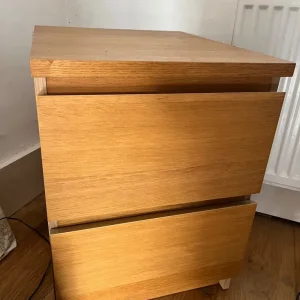 Wooden bed side table