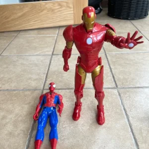 Iron Man and Spiderman Action Figures - Image 3