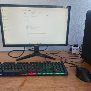 Full pc setup 8th gen intel 32GB ram Ddr4,1th hdd 240gb ssd windows 11 - Image 6