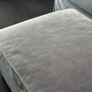 3 seater sofa with footstool - Image 4