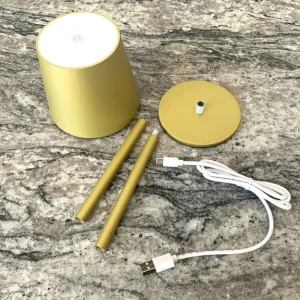 4 x Faithhorse Rechargeable Touch Control Table Lamps New Sealed - Image 2