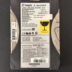 Seagate 40GB 3.5" IDE Hard Drive ST340810A