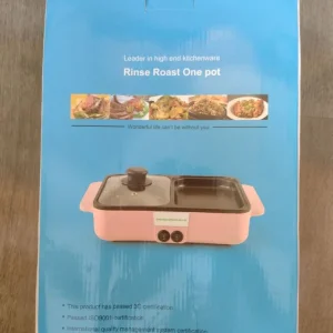 Rinse Roast One Pot - 2 in 1 Non-stick Electric BBQ Hot Pot