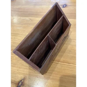 Letter rack / Desk tidy – hand carved - Image 2