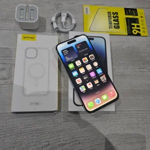 iPhone 14 Pro Max 5G 128GB Unlocked Silver - Image 2