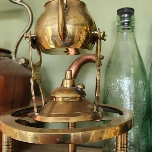 Vintage Solid Brass Spirit/Gypsy Kettle - Image 2