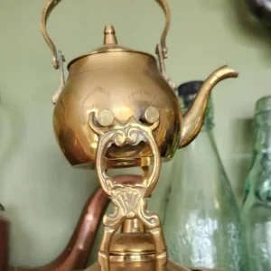 Vintage Solid Brass Spirit/Gypsy Kettle