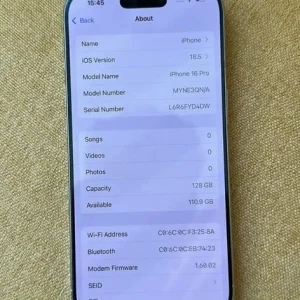 Apple iPhone 16 pro unlocked 100% 🔋 - Image 6