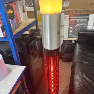 🔥 Electric Patio Heater Modern LED Stainless Steel Electric Tower Heater - Image 4