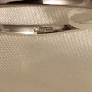 Kanchanaburi Blue Sapphire Natural Cambodian Zircon Ring Size O WHITE GOLD 9CT - Image 4