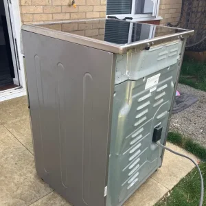 Hotpoint silver HUE61X S used duel oven grill and electric hob - Image 3